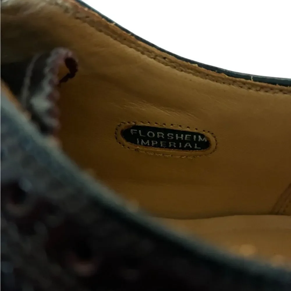 Florsheim Imperial Brown Leather Interior Mens Size 8